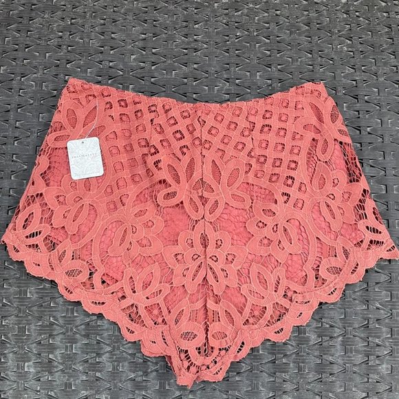 Free People Adella Lace Shorts - Picture 2 of 3